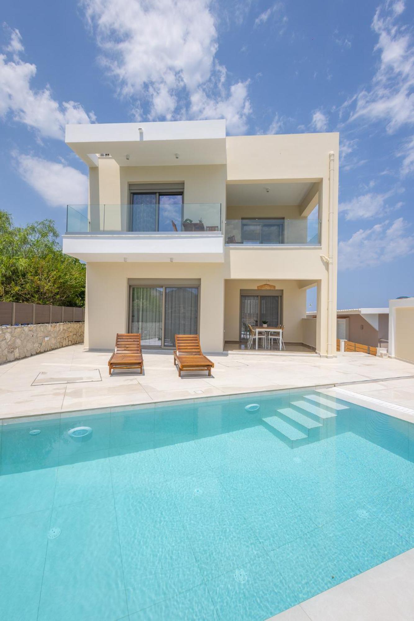 Villa Pava-Sea View Brand New 2024 Villa Архангелос Экстерьер фото