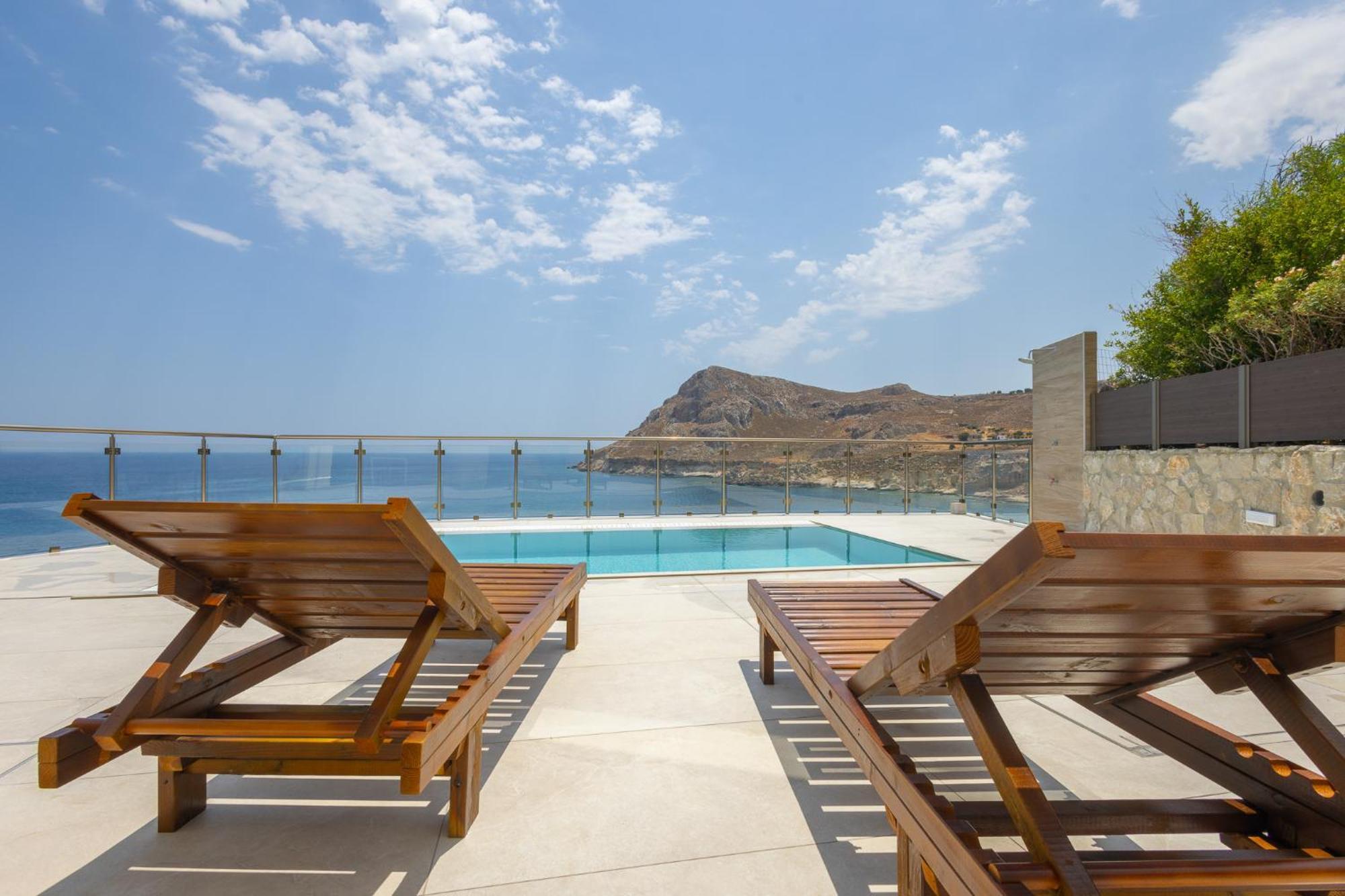 Villa Pava-Sea View Brand New 2024 Villa Архангелос Экстерьер фото